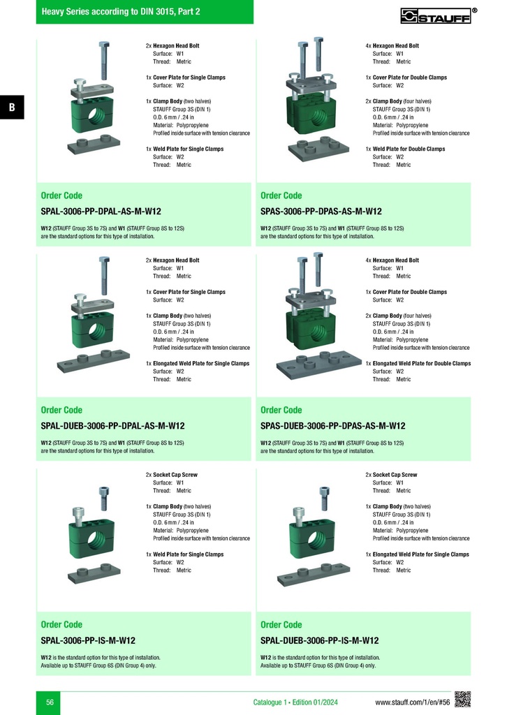 SSMMEC SERIE HEAVY ABRAZADERA 1 1/2"