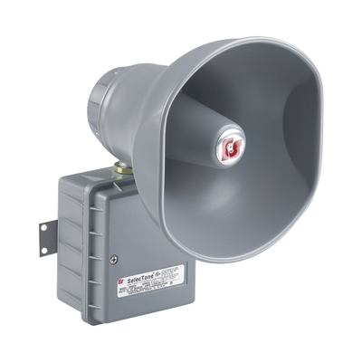Altavoz amplificado selectone 15W, para ubicaciones peligrosas, 24 Vca / cd , gris | 300GCX-024