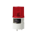 Luces de advertencia color Rojo con sirena incorporada con 5 tonos máx. 105 dB en 12-24 VCD | S125DML-WS-012024-R