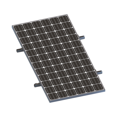 Kit De Minirieles Para Panel Solar Arreglo 1X1 Para Instalación Plano En Lámina | VEKTORMINIKIT1X1