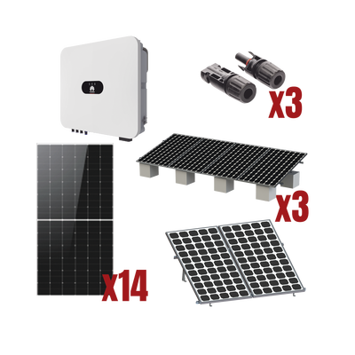 Kit Solar Interconexion  / 8kW  220Vca / Inversor HUAWEI/ Montaje Incluido | SUN20008KLKIT