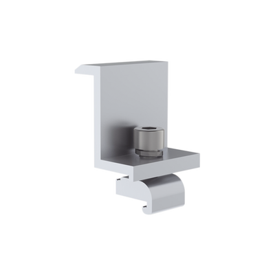 Sujetador final 35 mm para montaje de paneles solares en riel7 | EPL-ECG2-35R
