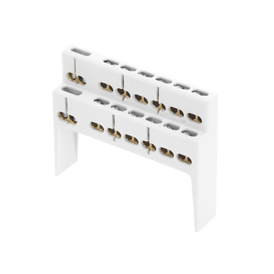 Soporte + Barra de Conexion (12/24/36 MOD) (12+2 ENTR.) IP40 | BC40M36