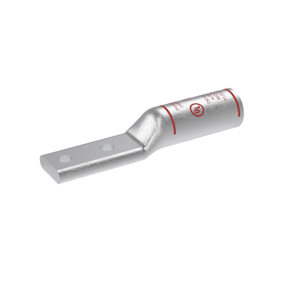 Zapata de compresión Aluminio LAB750-12-24R para cal. 750 Kcmil, Doble barreno para tornillo prisionero de 1/2, Espaciado de orificio 44.45mm, 1 Pz | LAB750-12-24R