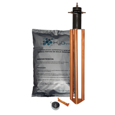 Electrodo para corriente máxima de 30 Amp. con Filtro y Compuesto H2Ohm. | TG-30AB