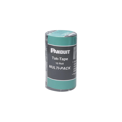 Kit de 10 Rollos de Cinta de Contacto, de 10.66 m de largo y 19.1 mm de ancho c/u, Color Negro | TTR-35RX0