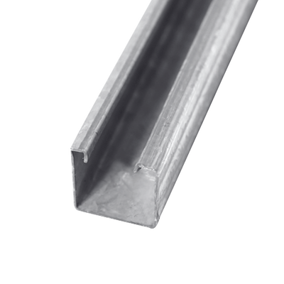 Unicanal Sólido 4 X 4 cm X 3 m (Galvanizado en Caliente). | ANC-USR-4X4-GC