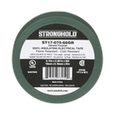 Cinta Eléctrica STRONGHOLD para Aislar, de PVC, Uso General Reparación y Mantenimiento, Grosor de 0.18mm (7 mil), Ancho de 19mm, y 20.12m de Largo, Color Verde | ST17-075-66GR