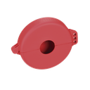 Dispositivo de Bloqueo LOTO para Válvulas de Compuerta, Para Diámetros de 3 a 6.5", Color Rojo | PSL-V6A