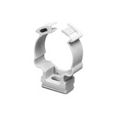 Soporte de collar (Abrazadera), PVC Auto-extinguible, cerrado para tubería de 20 mm | GW-50-606