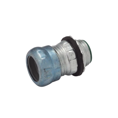 Conector de Compresión Impermeable Aislado de Acero Galvanizado para Pared Delgada de 1 1/2" . | HUB-2916RT