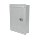 Centro de carga monofásico 1 Fase, 3 Hilos para interruptores QP, de 12 polos - 24 circuitos, 120/240vca, Barras de aluminio 125 Amp, Nema 1, uso interior. Incluye tapa. | SN1224L1125