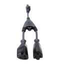 Cable con derivación Vca / 1 Entrada macho Vca / 2 salidas hembra Vca | DIY-VCA