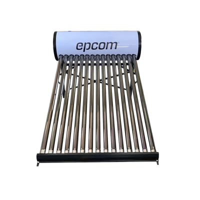 Bóiler Solar de 150L, Baja Presión con 15 Tubos de Vacío de Mayor Resistencia y Termotanque Inoxidable de Grado Alimenticio 150 L Resistentes a Granizo de Hasta 25 mm/ l, Incluye Anodo de Magnesio | STELPWH150