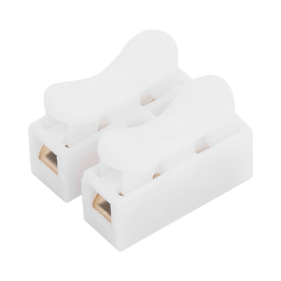 Conector tipo PUSH de 2 Contactos / Para una Conexión Rápida / Puentes de Cables | PCON2