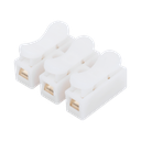 Conector tipo PUSH de 3 Contactos / Para una Conexión Rápida / Puentes de Cables | PCON3