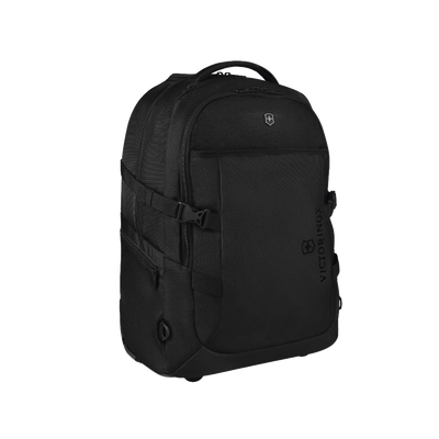 Mochila VX Sport EVO con Ruedas, Mango Telescópico y Correas al Hombro. Fabricada en Poliéster Negro repelente al Agua. Backpack on Wheels. | 611-425
