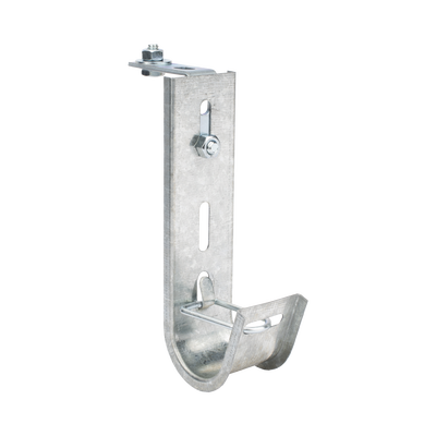 Soporte (Gancho) tipo J-Hook, hasta 10 cables Cat6, ideal para soportar cableado en los espacios de manipulación al aire, Para instalación en interior | CH-J32-EZ