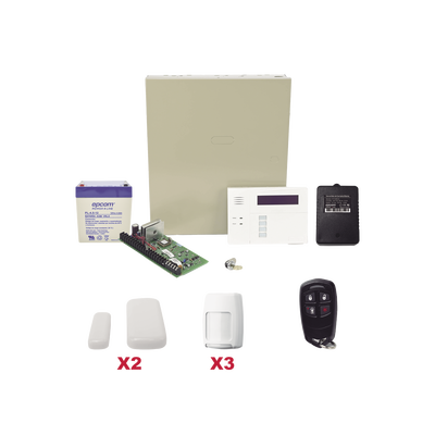 Kit inalámbrico de panel VISTA48 con teclado 6160RF receptor inalámbrico, 2 contactos 5800MINI, 3 PIR 5800PIR, 1 Control remoto 58344, Bateria y transformador | VISTA48PLUSMINI/6160RF
