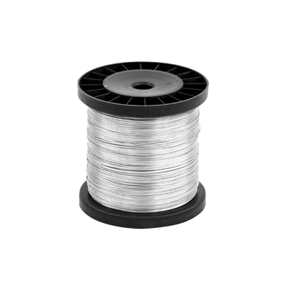 Bobina de 500 Metros (1640 Pies) / Alambre de Aluminio Reforzado / 16 AWG / Para Intemperie / Ideal para Cercas Electrificadas. | SF16AWG500