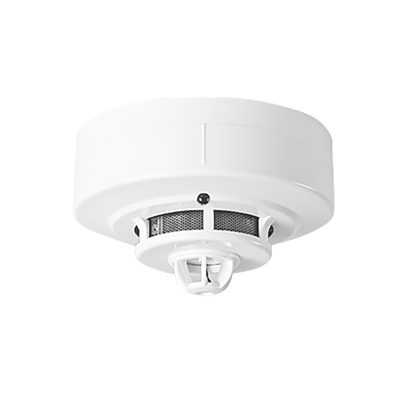 Detector de humo fotoeléctrico con detector de temperatura, conexión a 4 hilos | SF-119-4H12