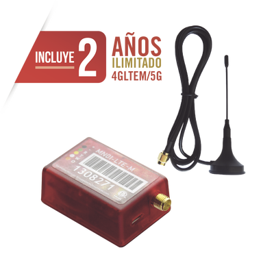 Comunicador LTE 5G Dual SIM / INCLUYE 2 AÑOS 4G/5G sin Limites / ÚNICO Programación Remota DSC/HONEYWELL / Cero Configuración / Compatible Honeywell/DSC/CROW/PIMA | MN01-LTE-M