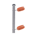 Aislador de color Naranja para postes de esquina de alta Resistencia con Anti UV de uso en cercos eléctricos | SFESQUINEROOR
