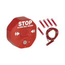 Alarma Multifunción Exit Stopper® para proteger puertas dobles (incluye contactos magnéticos) | STI-6402