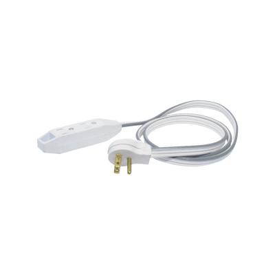 Extension electrica plana de 1 metro con clavija aterrizada. | SYS-136051
