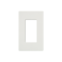 Tapa Color Blanco Satin para interruptor o dimmer Lutron, 1 gang, limpio y moderno | SC1SW