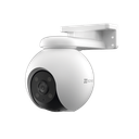 PT WiFi / (3K) 5MP / Visión 360° / Detección humana / Detección de Vehiculo / Audio de Dos Vías / Sirena / Luz Parpadeante / Colores en Oscuridad / Micro SD / Presets / Autoseguimiento / Exterior | CS-H8-3K