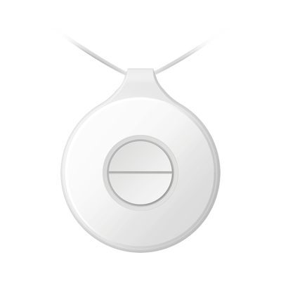 (AX PRO) Botón de Pánico Doble Inalámbrico Portátil HIKVISION / IP54 / Indicador LED | DS-PDEBP2-EG2-WB