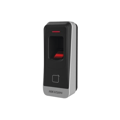 Lector esclavo MIFARE IP65 / Huella Digital / Lector de Tarjetas de Proximidad MiFare / RS-485 / Interior y Exterior / Requiere Panel de Control de Acceso Serie DS-K26 y DS-K27 | DS-K1201A-MF