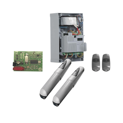 Kit de operadores AXO 3024 Para puertas Abatibles de hasta 3 Metros y 500 Kg de peso por hoja | KIT-AXO-3024