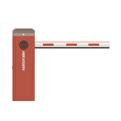 Barrera Vehicular USO CONTINUO 5,000,000 Ciclos MCBF / Brazo INCLUIDO de 3 mts Iluminación Rojo/Verde 24v / Apertura en 2 Seg (Ajustable) / Cambio de sentido en campo | DS-TMG520-H/A/B(3M/24V)