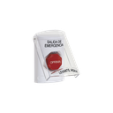 Botón Multipropósito, Texto Salida De Emergencia, Llave para Restablecer, Bocina Integrada De Alarma, Tapa De Policarbonato, 2 Relevadores forma C, Interior | SS23A2EX-ES