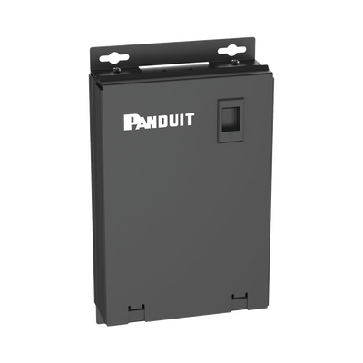 Punto de Consolidación de 12 Puertos Mini-Com, Instalación en Piso, Pared o Techo, Fabricado en Acero, Color Negro | CPB12BL