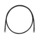 Cable de Parcheo TX6, UTP Cat6, 24 AWG, CM, Color Negro, 0.91 Metros (3 Pies) | UTPSP3BLY