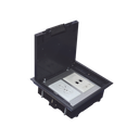 Caja de Piso para Dos Módulos Universales (Socket M2), para Alimentación Eléctrica y Redes de Datos (11000-33401) No Incluye Faceplates | TH-CP-2M