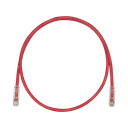 Cable de Parcheo TX6, UTP Cat6, 24 AWG, CM, Color Rojo, 4.57 Metros (15 Pies) | UTPSP15RDY