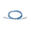 Cable de Parcheo TX6, UTP Cat6, Diámetro Reducido (28AWG), Color Azul, 3.05 Metros (10 Pies) | UTP28SP10BU