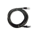 Cable de Parcheo FTP Cat5e - 1 Metro (3.28 Pies) - Negro | LP-FT4-100-BK