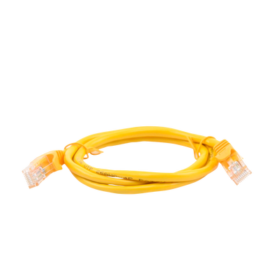 Cable de Parcheo UTP Cat5e - 1 Metro (3.28 Pies) - Amarillo | LP-UT3-100-YE
