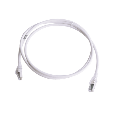 Patch Cord Z-MAX Cat6A S/FTP, CM/LS0H, 1.52 Metros (5 Pies), Color Blanco, Versión Bulk (Sin Empaque Individual) | ZM6A-S05-02B