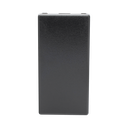 Medio Módulo de Placa Ciega Color Grafito / (K105/14) | SM-1/2PC-G