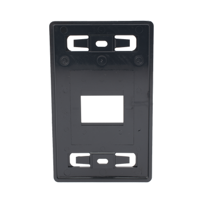 Placa de Pared Modular MAX, de 2 Salida, Color Negro | MX-FP-S-02-01