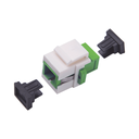 Acoplador Keystone de Fibra Óptica Monomodo SC/APC Simplex a SC/APC | LP-FO-AD-6150