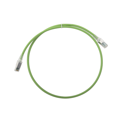 Patch Cord Z-MAX Cat6A S/FTP, CM/LS0H, 0.91 metros (3 pies), Color Verde, Versión Bulk (Sin Empaque Individual) | ZM6A-S03-07B