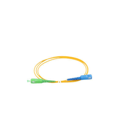 Jumper de Fibra Óptica Monomodo SC/APC-SC/UPC Simplex de 1 Metro (3.28 Pies), 2mm | LPSM2SCASCUS1