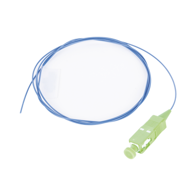 Pigtail de Fibra Óptica SC/APC Simplex, Monomodo OS2 9/125, 900um, Color Azul, 1 Metro (3.28 Pies) | F91BNANNNSNM001